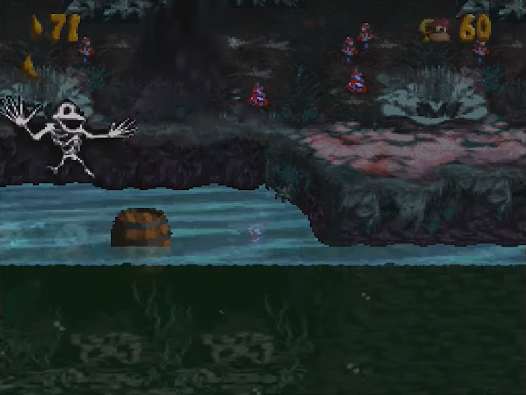 DonkeyKong1337 19日夕方 6-6 Crumble Canyon 🐵 Donkey Kong Country Returns HD 100