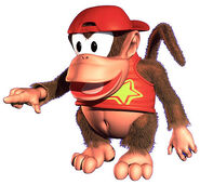 Artwork of Diddy Kong.