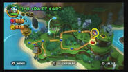 Level 1-6 Crazy Cart in the Jungle world map (Wii version).