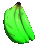 Green Banana Bunch