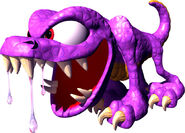 Alternative artwork from Donkey Kong Country 3: Dixie Kong's Double Trouble!.