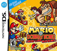 North American boxart of Mario vs. Donkey Kong: Mini-Land Mayhem! for DS.