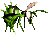 Sprite of the beta green Zinger.
