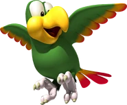 Segundo arte de Squawks el Loro