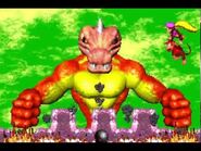 Stronghold Showdown stage walkthrough as seen in the game Donkey Kong Country 2 for GBA.