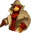 Baffle's sprite from the game Donkey Kong Country 3 for GBA.