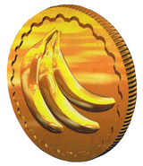 A Banana Coin from Donkey Kong Country 2: Diddy's Kong Quest.