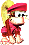 Artwork of Dixie Kong.