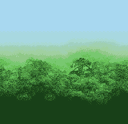 The jungle stages background from game Donkey Kong Country for GBA.