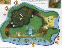 Treasure caves map