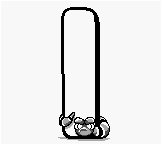 Un Slippa sostiene la letra "I" en Donkey Kong Country (GBC).