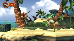 Un Zancoso en Donkey Kong Country Returns