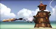 Squid Shot artwork from Donkey Kong Country Returns.