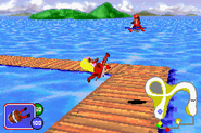 Gameplay with Dixie Kong.