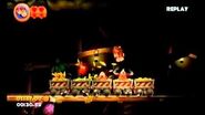 Level 4-B The Mole Train Time Attack Mode Replay for the Shiny Gold Medal, as seen in the game Donkey Kong Country Returns for Wii.