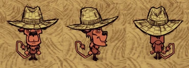 Wortox wearing a Straw Hat.