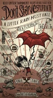 Wilson holding an Umbrella to hold off the rain in the poster for the A Little Rain Must Fall update.