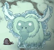 Um Beefalo Congelado.