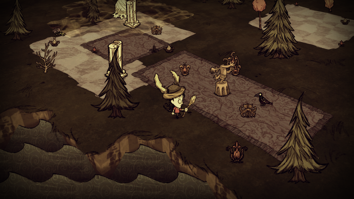 Don t starve mode. Don't Starve together база. Ковер донт старв. Донт старв лагерь. Don't Starve together лагерь.