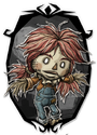 The Straw-Stuffed Wigfrid The Straw-Stuffed + Straw-Stuffed Overalls + Straw Tufts + Straw-Stuffed Shoes See ingame