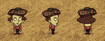 Wheeler wearing a Tam o' Shanter.