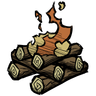 Woven - Elegant Survivalist Campfire Wilderness survival starts with a well-built fire. See ingame
