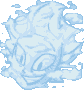 Charlie as cloud in Terraria