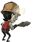 Wilson main menu animation after the Forgotten Knowledge update.