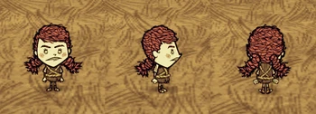 Wigfrid wearing a Log Suit.