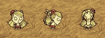 Wendy carrying a Knight Head.