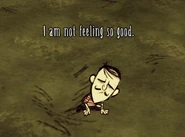 Wolfgang indo da forma Normal para a Debilitada.