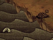 鼴鼠嘗試去拾取出錯的燧石