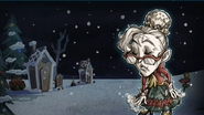 Wickerbottom on the advertising banner of her The Merrymaker skin