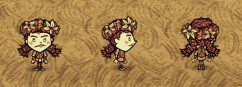 Wigfrid wearing a Garland.