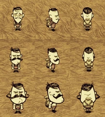 Wolfgang wearing a Krampus Sack.