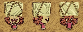 Wilba wearing an Ice Cube.