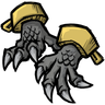 Woven - Spiffy Grotesque Claws Hands of not-so-lifeless stone. See ingame