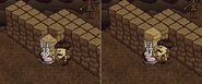 Gland wall repair.png (237キロバイト) Wolfgang using a Spider Gland to repair a damaged section of wall in an older version of the game.