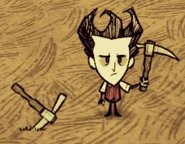 手持十字鎬的威爾森