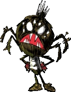 Webber animation on the main menu during Halloween 2018