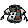 Seasonal - Distinguished Snowspider Torso This fluffy white spider body comes with a warm scarf! See ingame