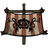 Loyal Roseate Sail This striking sail comes adorned with a rose crest. See ingame