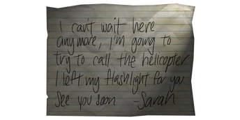 Sarah's Note