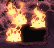 Plants on fire.png (93キロバイト) Pondside plants can be set on fire.