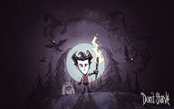 Wilson em uma imagem promocional para Don't Starve.