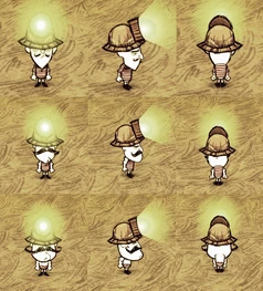 Wolfgang wearing a Miner Hat.