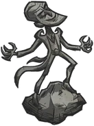 A statue of Maxwell as found in the world.