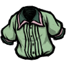 Shipwrecked Green Pleated Shirt Icon
