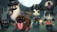 A Tallbird in the LittleBIGPlanet 3 Don't Starve costume pack promo.