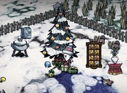 To decorate a Winter's Feast Tree, one has to access its inventory.